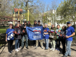В Бердянске продолжается благоустройство парка «Шмидта».