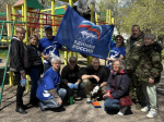 В Бердянске продолжается благоустройство парка «Шмидта».