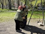 В Бердянске продолжается благоустройство парка «Шмидта».
